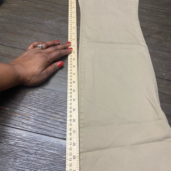 Nobo No Boundaries size 15 Jr uniform khaki pants high waist - Picture 6 of 8